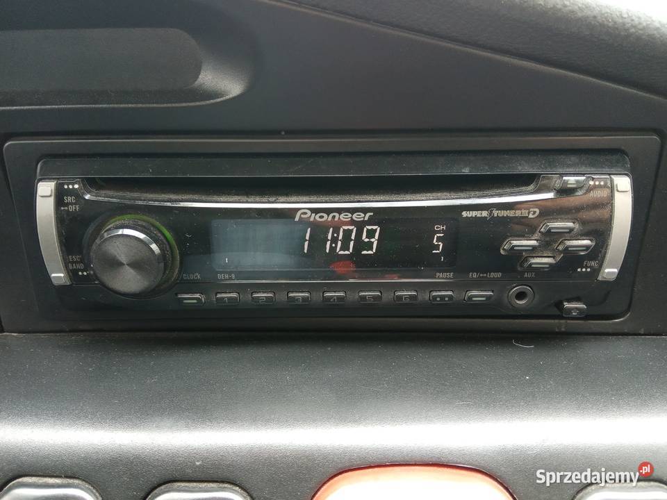 Pioneer DEH9 z CD z głośnikami zdejmowany panel
