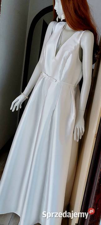 Suknia ślubna z kieszeniami rozmiar 46 Damska