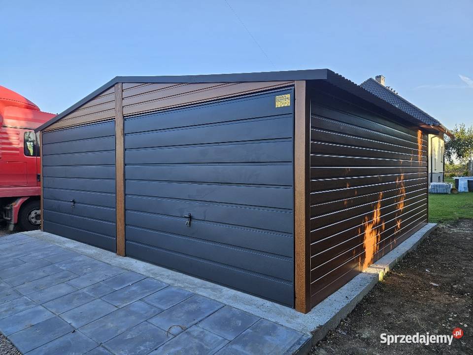 6x6 Garaze Blaszane Garaż Blaszany Blaszak 36m2 świętokrzyskie