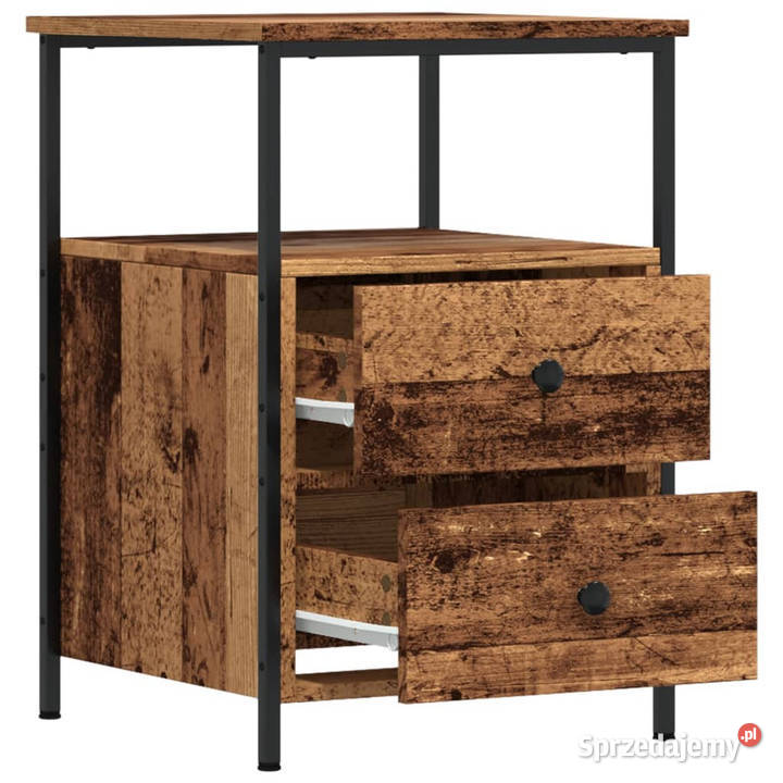 Szafka nocna stare drewno 34x355x50 WM857258 Warszawa sprzedam