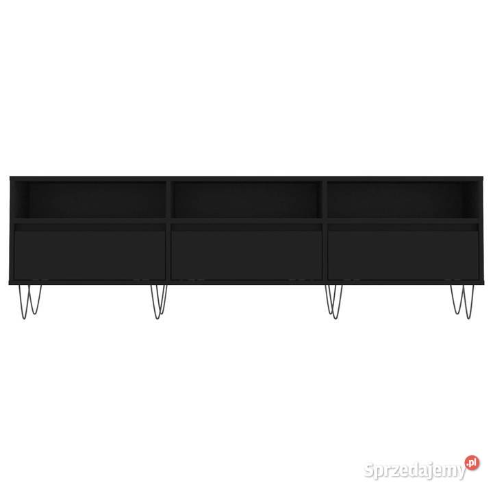 Szafka pod TV czarna 150x30x445 materiał Warszawa sprzedam