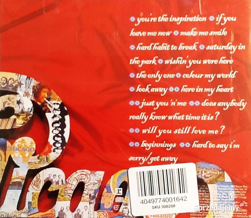 CD Kultowego Zespołu CHICAGO Album The Heart Of rock Bydgoszcz sprzedam