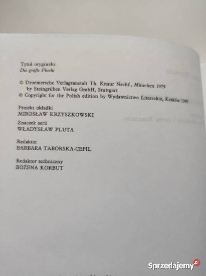 Jrgen Jurgen Thorwald Wielka ucieczka Kielce