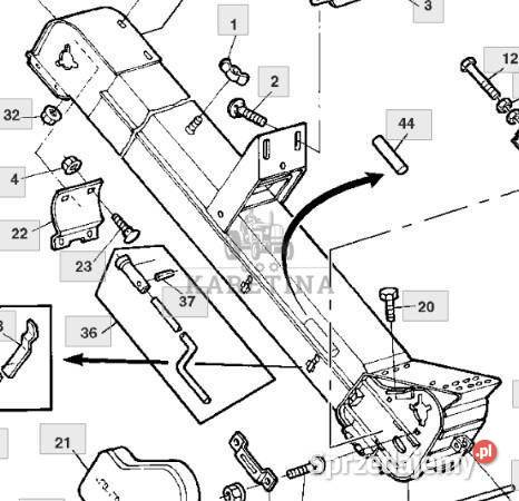 John Deere 9780CTS 9780HM 9780 CTS Podnośnik Jastrzębniki