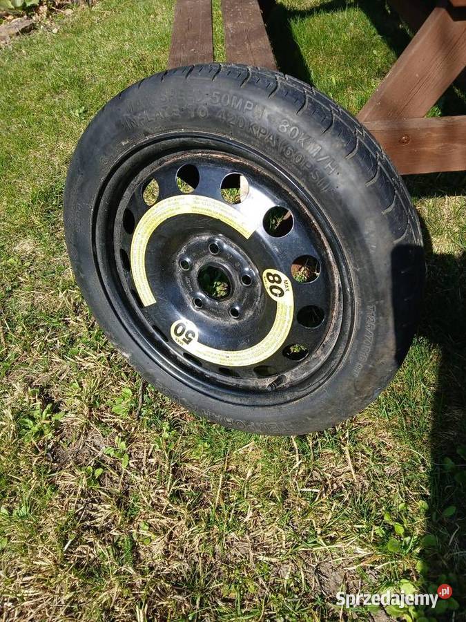 Koło dojazdowe 16 seat skoda vw audi Wrzosówka