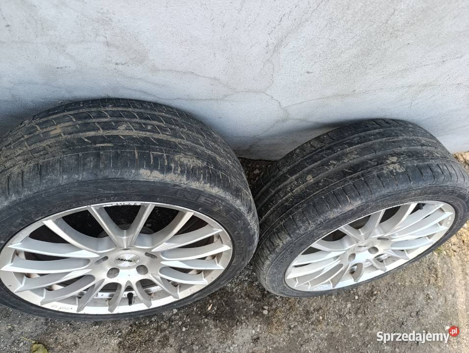Alufelgi r19 z oponami BMW e60 Samochodowe wielkopolskie Koło