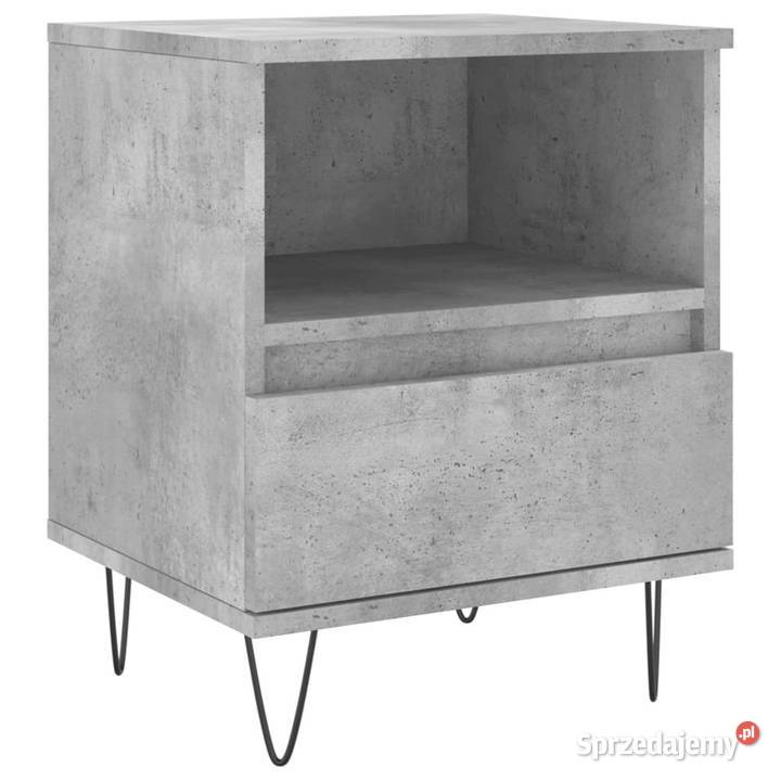 Szafki nocne 2 szarość betonu 40x35x50 WM830629 mazowieckie