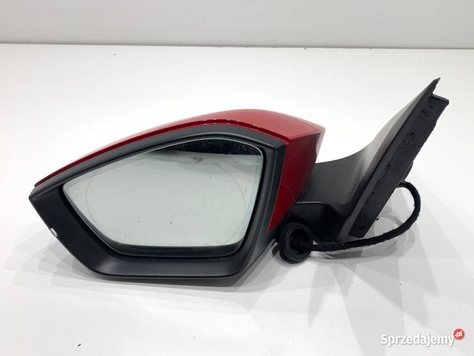 LUSTERKO LEWY SKODA KAMIQ Crossover CZERWONY Lusterka zewnętrzne