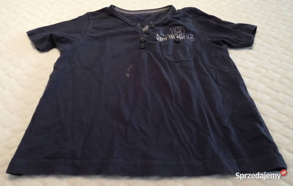 Koszulka krótki rękaw Tshirt chłopięca 110 Czeladź