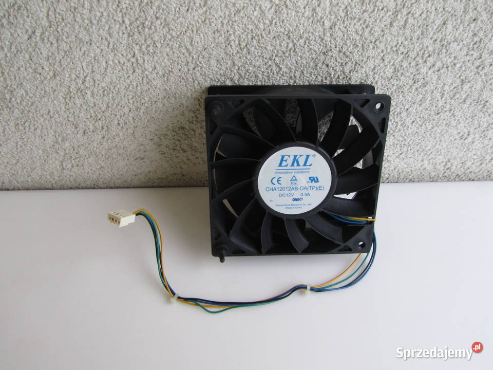 Wentylator EKL120x120x38 mm 4PIN 05A DC 12V Olecko