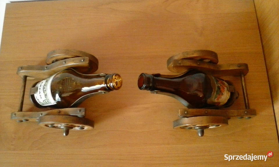 Armatka z drewna i mosiądzu na butelkę jako Polkowice