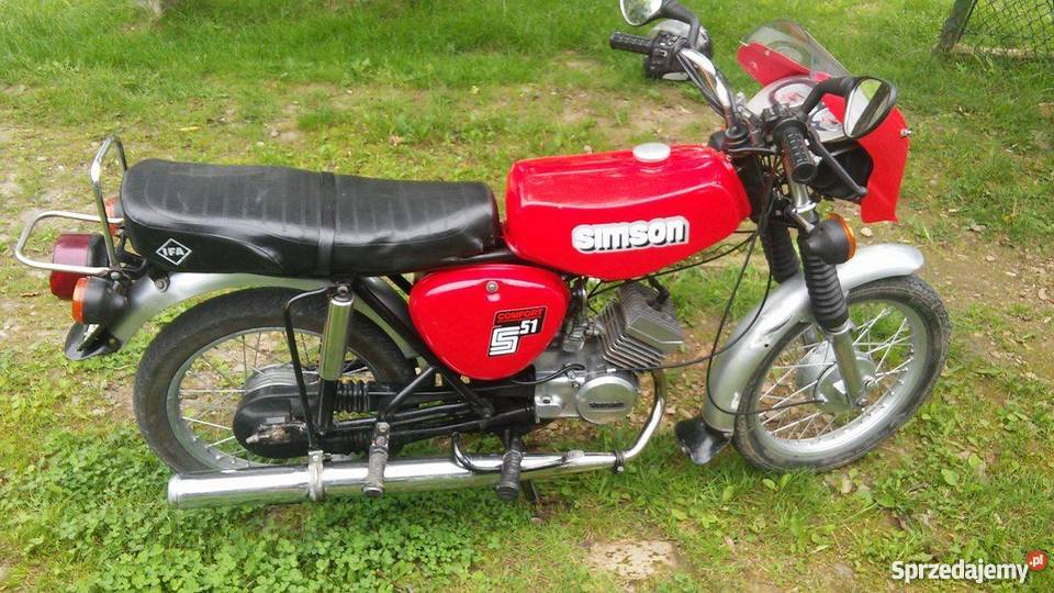 simson s51 60ccm 4 biegi do negocjacji Simson Niedźwiada