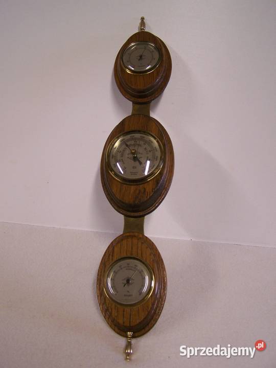 Stylowa stacja pogodowa z WestGermany barometr Koszalin