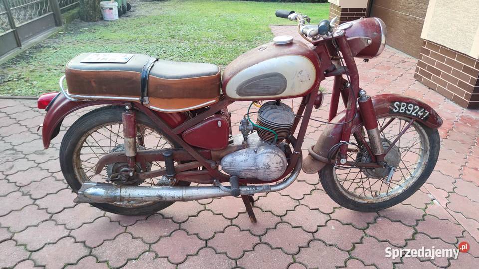 Shl m06 T 1960r zarejestrowana biała tablica 150cm3 Warszawa sprzedam