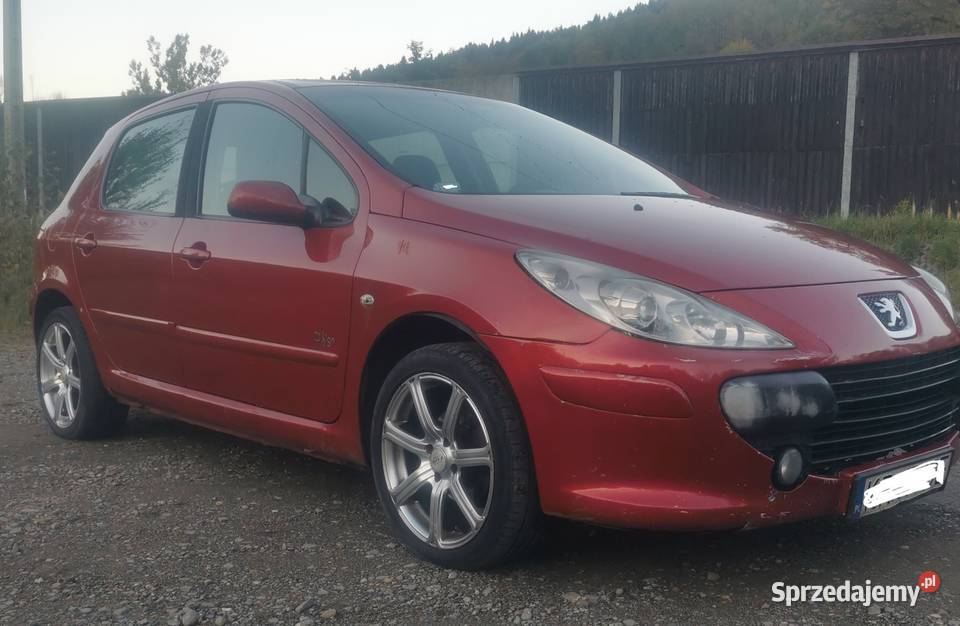Peugeot 307 16 hdi 2007 ESP małopolskie Myślenice