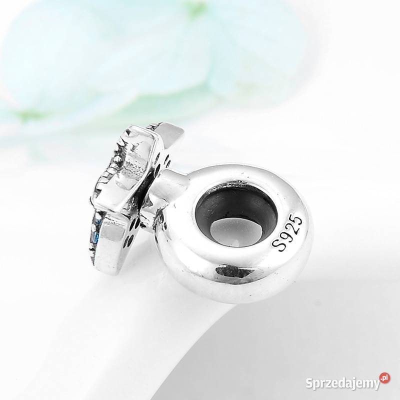 Pandora Charms koralik kwiat kwiatek obrotowy