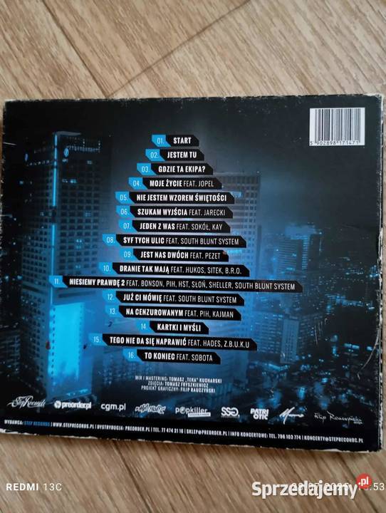 Płyty CD polski rap Białas Kali Chada Uzumaki świętokrzyskie Kunów sprzedam