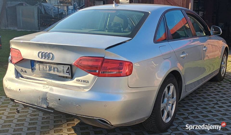 Audi A4 B8 uszkodzony lubelskie Brzeźnica Leśna