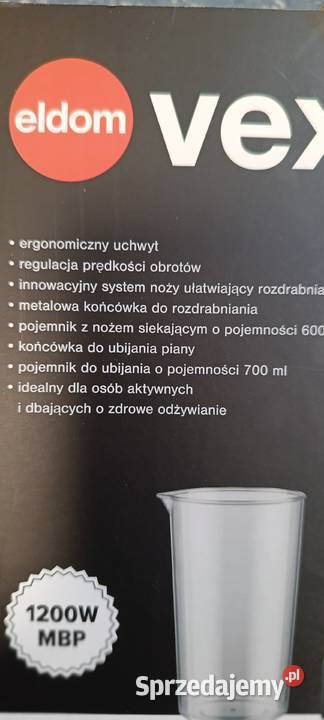 ELDOM Vexi BL250 rozdrabniacz wielofunkcyjny AGD drobne