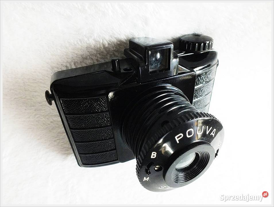 POUVA START Czarny aparat bakelitowy z lat Żary
