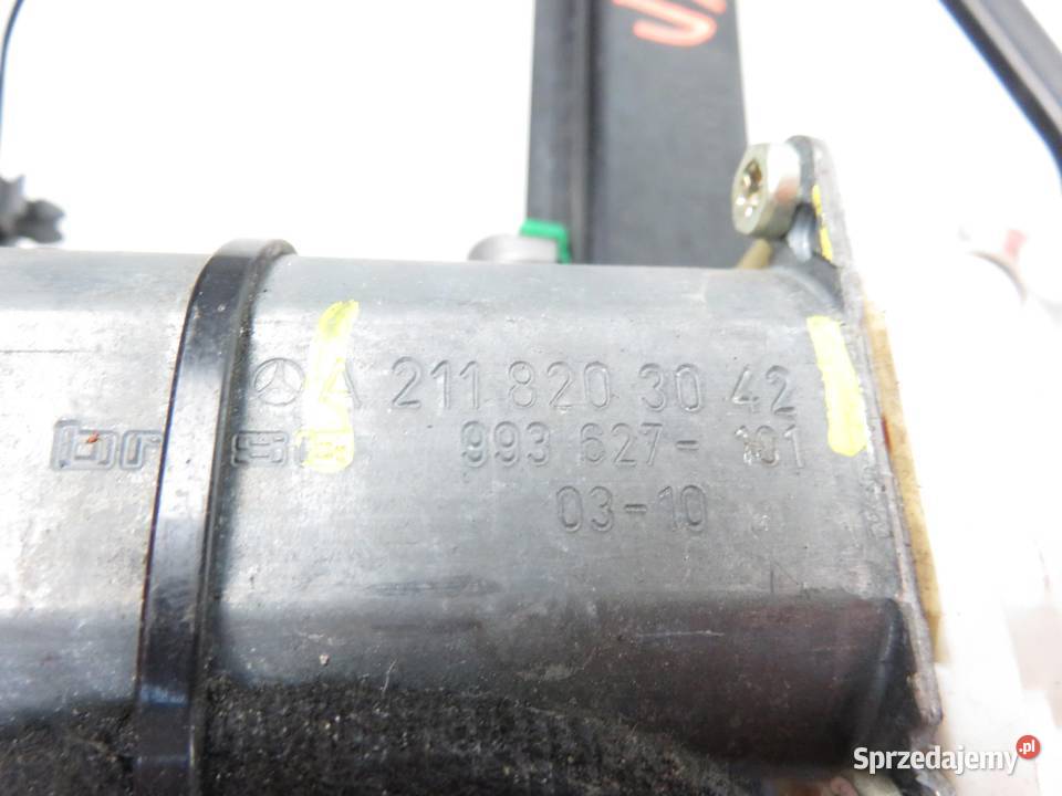 PODNOŚNIK SZYBY PRAWY PRZEDNI MERCEDES W211