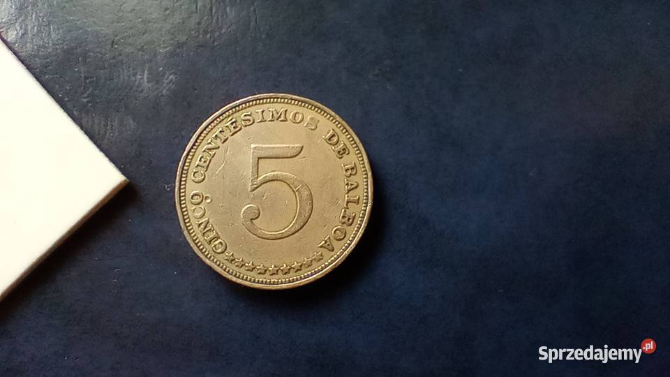 Stare monety 5 cent 1966 Panama Lesko