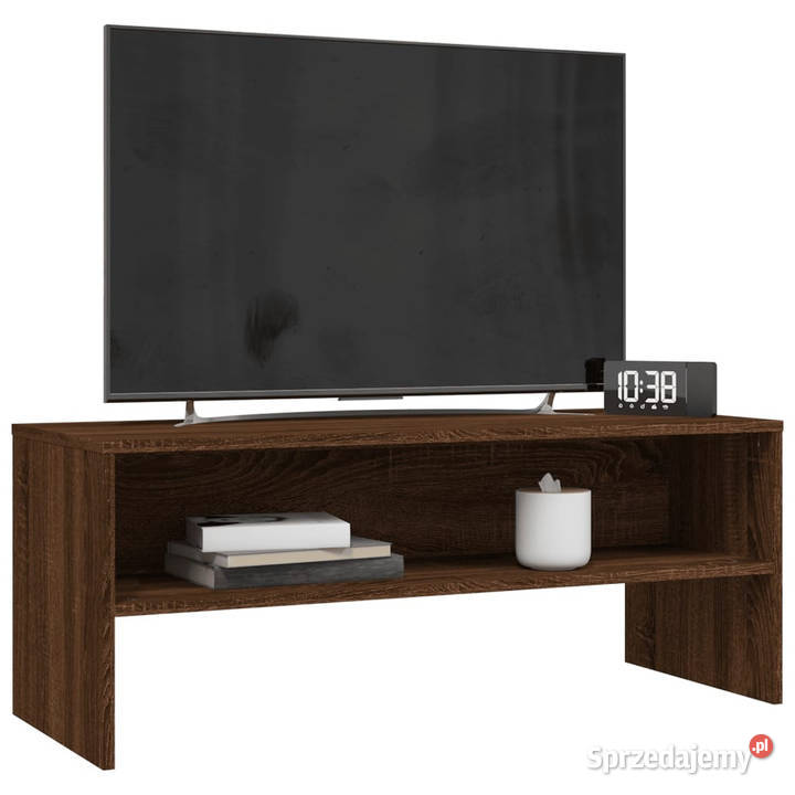 Szafka pod telewizor brązowy dąb 100x40x40 mazowieckie Warszawa