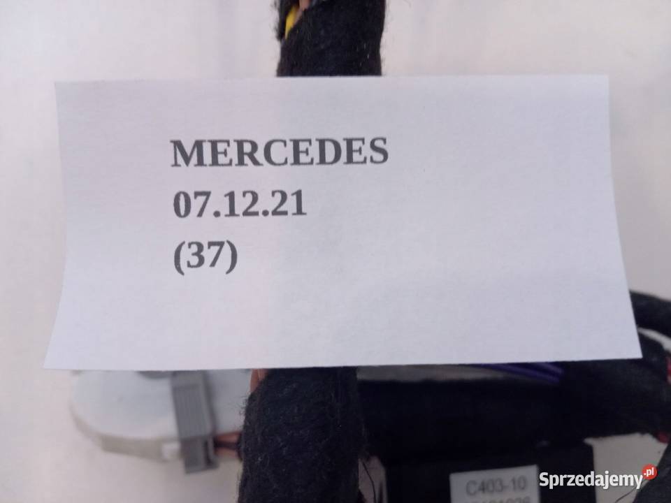 WIĄZKA INSTALACJA MERCEDES EKLASA W212 materiały instalacyjne Nowy Tomyśl