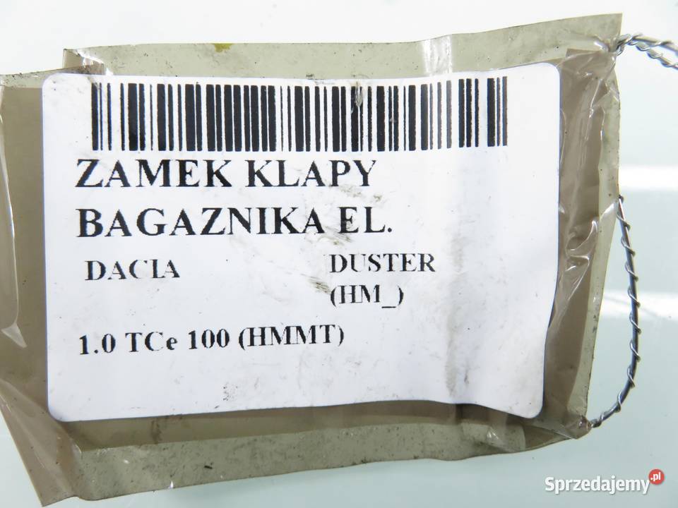 ZAMEK KLAPY DACIA DUSTER 40557160 90503942 osobowe