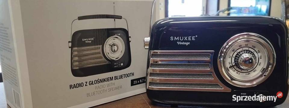 Radio Smukee Vintage Z głośnikiem bluetooth
