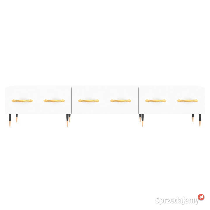 Szafka pod TV biała 150x36x30 materiał Warszawa