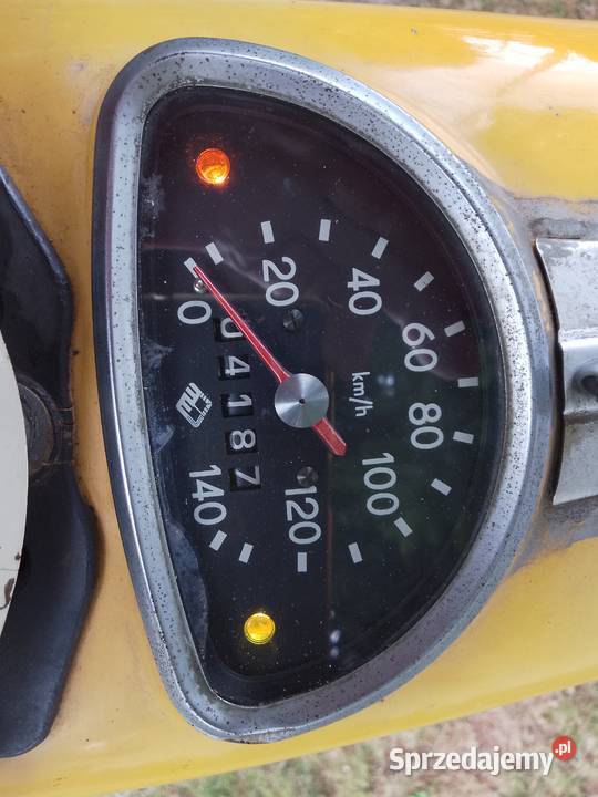 Motocykl MZ Es 125 Trophy stan licznika 4180 Plewiska