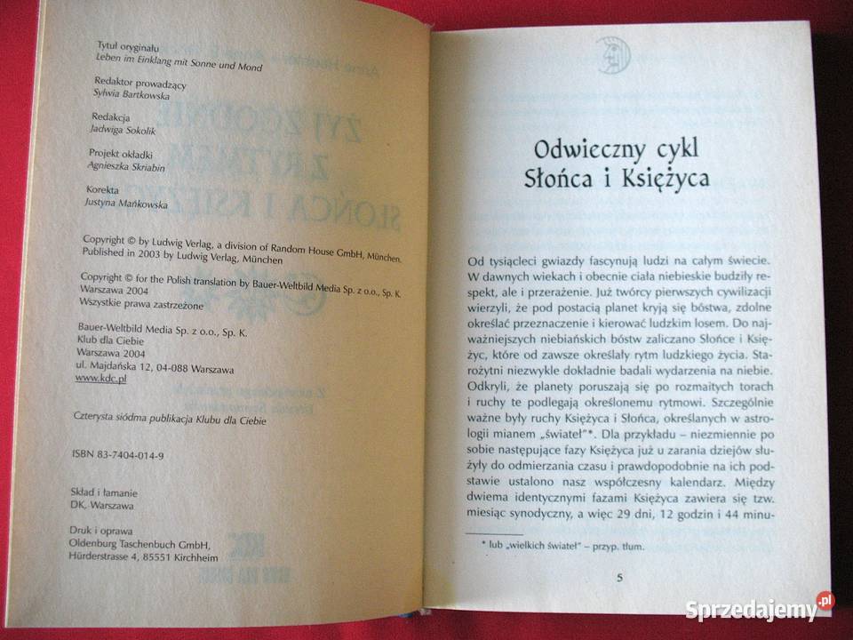 Żyj zgodnie z rytmem słońca i księżyca A mazowieckie