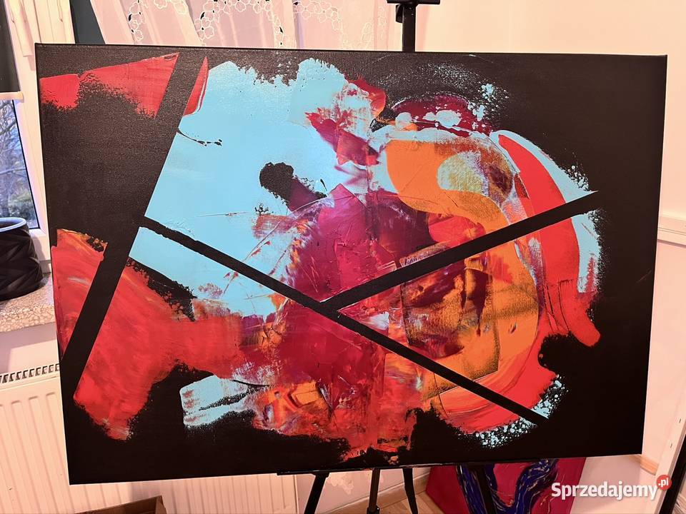 Obraz akryl na płótnie abstrakcja autorski