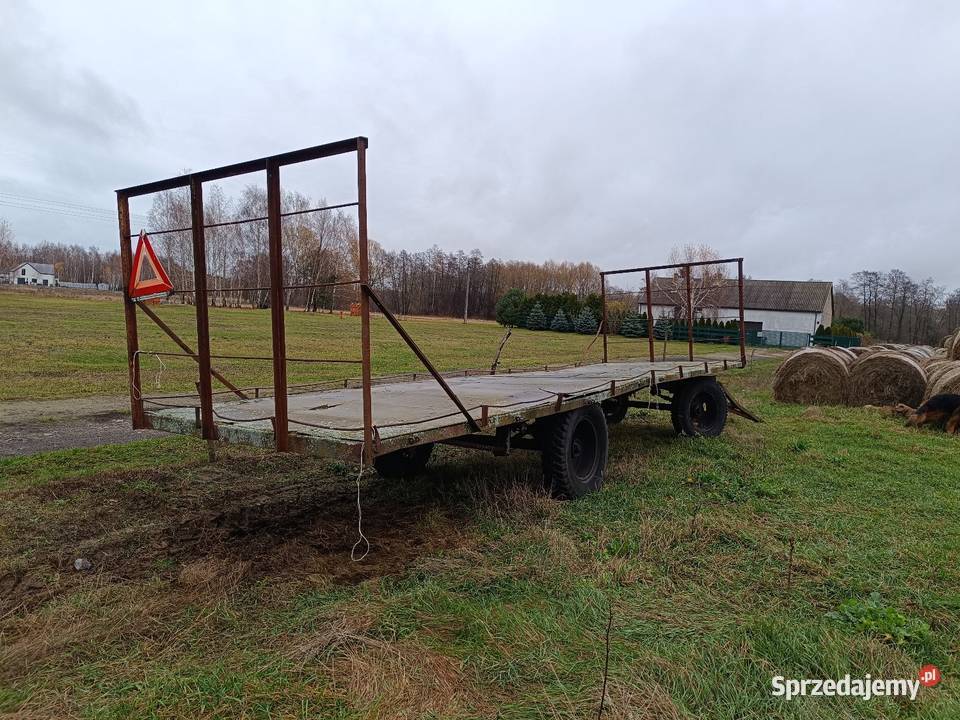 Platforma do wożenia bel balotów przyczepa Żyrardów