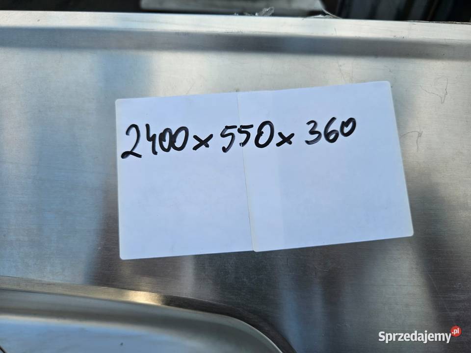 Zlew wiszący 4 komory 2400x550x360 wielkopolskie Krotoszyn sprzedam