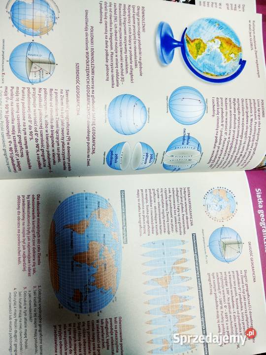 Atlas geograficzny demart 5 antykwariat szkolny Antykwariat