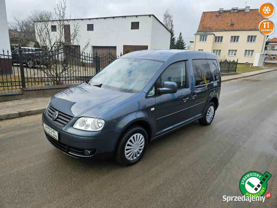 Volkswagen Caddy Opłacony Zdrowy Zadbany Rok produkcji 2008 Kisielice