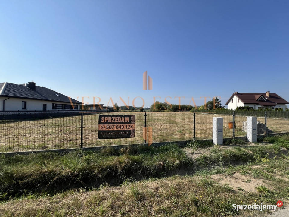 3160 m2 DZIAŁKA BUDOWLANA OGRODZONA MEDIA