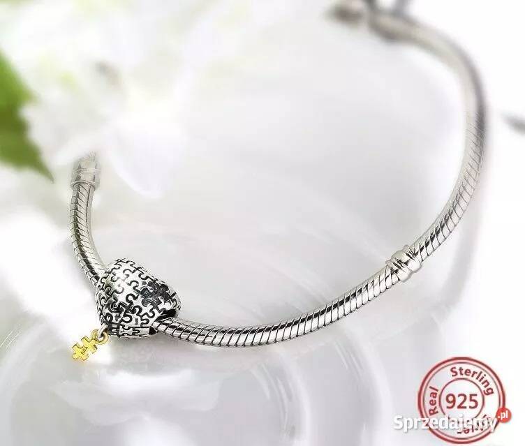 Pandora Charm Moments zawieszka serce puzzle Warszawa