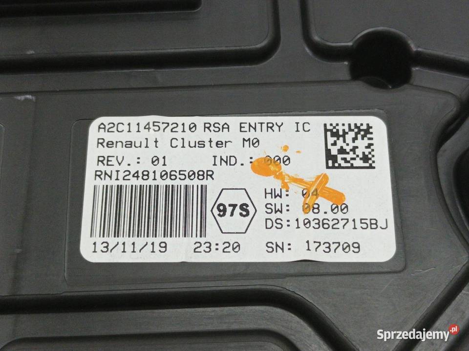 LICZNIK 248106508R 13 TCE Dacia Duster II osobowe