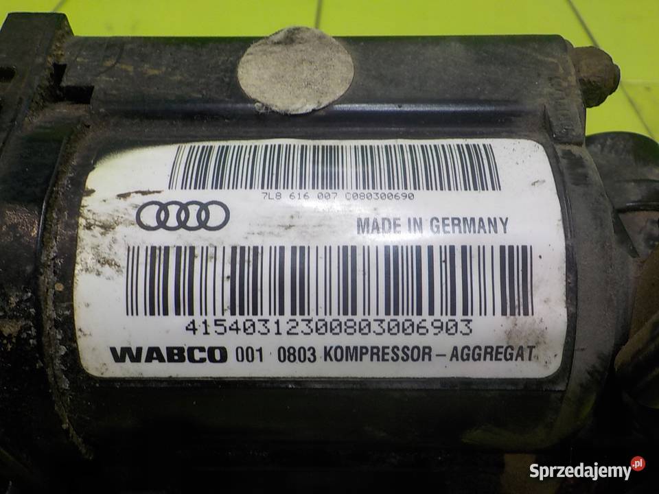 AUDI Q7 4L SLINE 42 TDI 08r 5D pompa kompresor mazowieckie Suków