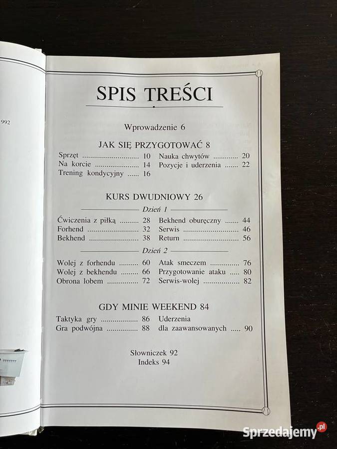 Paul Douglas Nauka tenisa w weekend Elbląg sprzedam