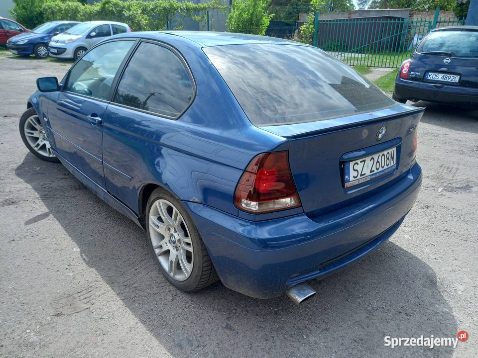 BMW E46 318Ti MPakiet 20 143 Alcantara Czarna aluminiowe felgi Gliwice