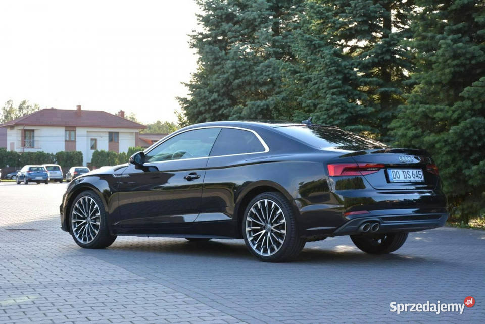 Audi A5 Coupe SLine Virtual Cockpit Led Navi MMI światła do jazdy dziennej Ostrów Mazowiecka