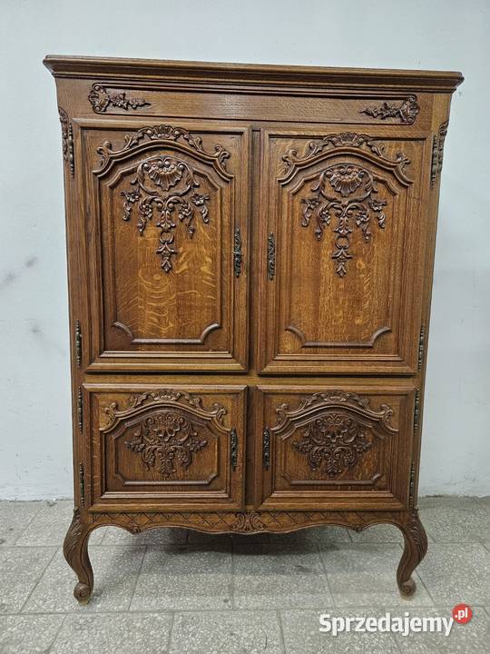 Ładna rzeźbiona francuska komoda Ludwikowska Komody Nowy Sącz