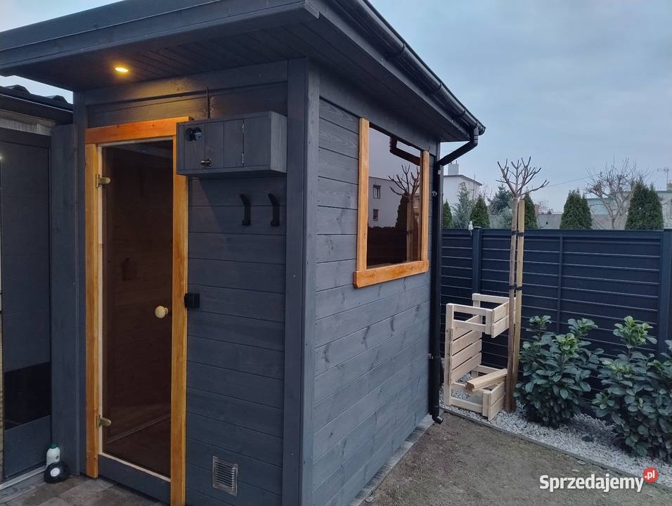 Sauna ogrodowa zewnętrzna