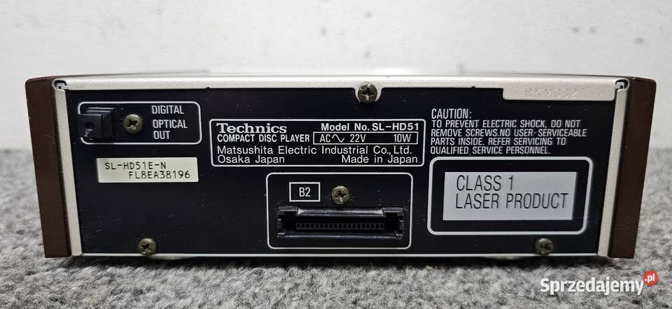 Technics CD SLHD51 Compact Disc Player wysyłka Kraków