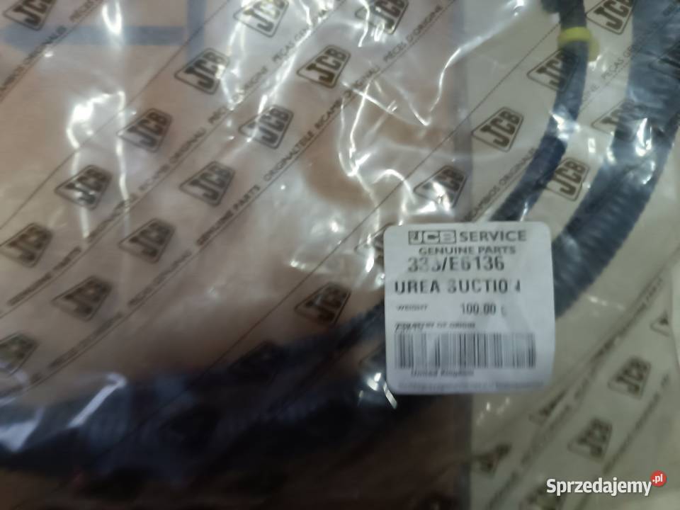 Przewód wiązka ad blue JCB 333E6136 Tczew sprzedam