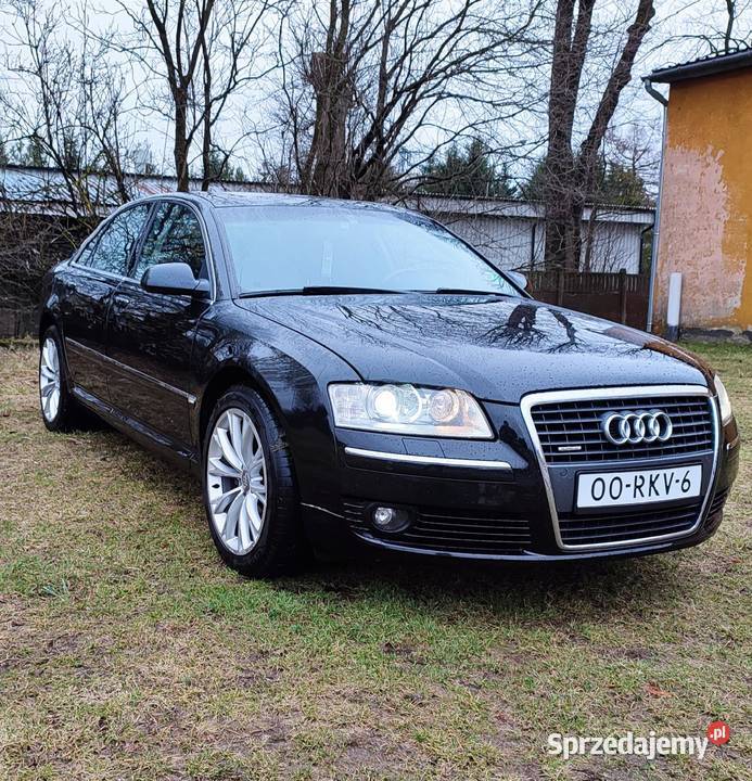 Audi A8 D3 2005r 4.2 BFM 335KM MPI lift 277tys keyless dociągi PDC bi-xenon